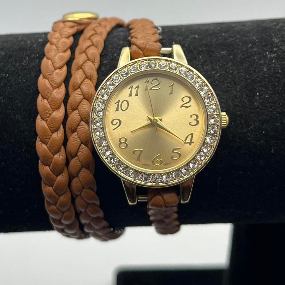 Gold wrap watch